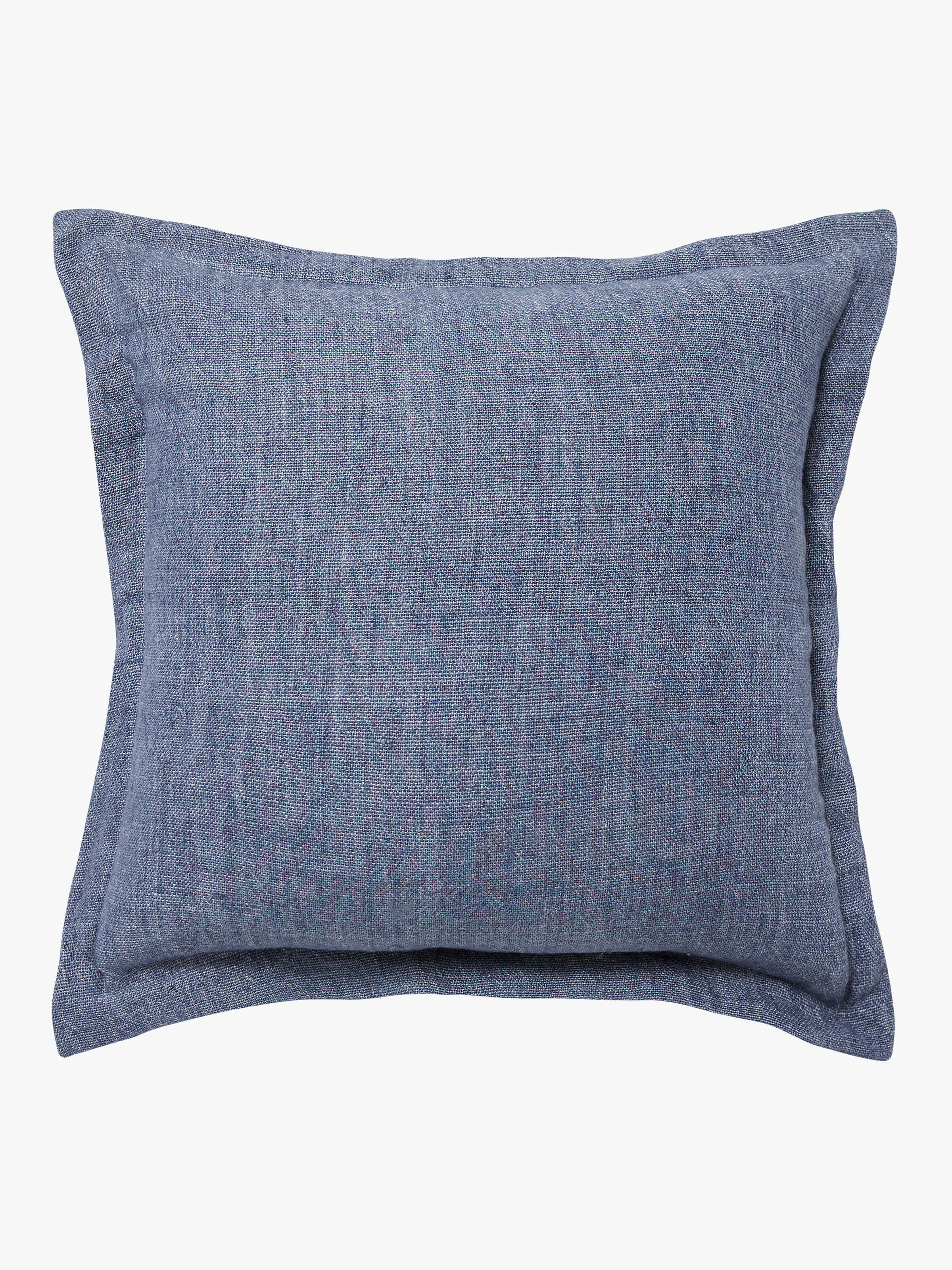 Burton Vintage Blue Tailored Heavy Linen Cushion