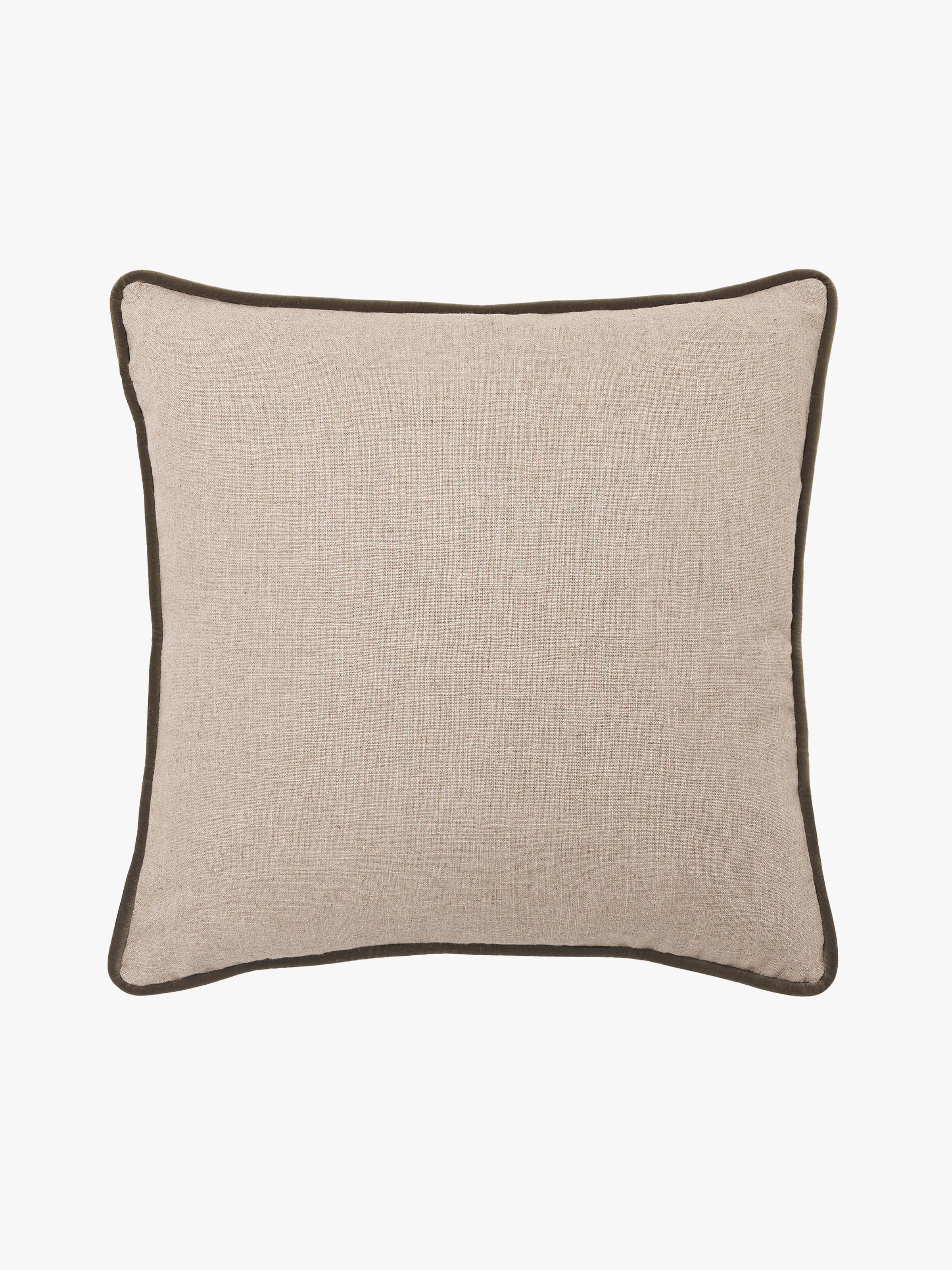 Etro Olive Piped Velvet Cushion