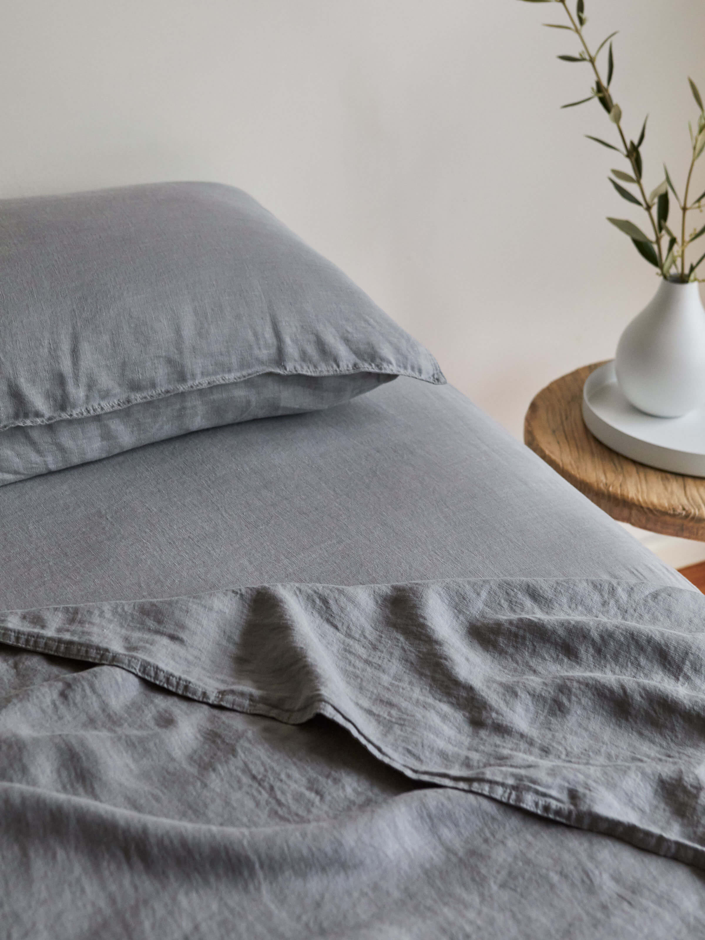 Mondo Storm Organic French Linen Pillowcases
