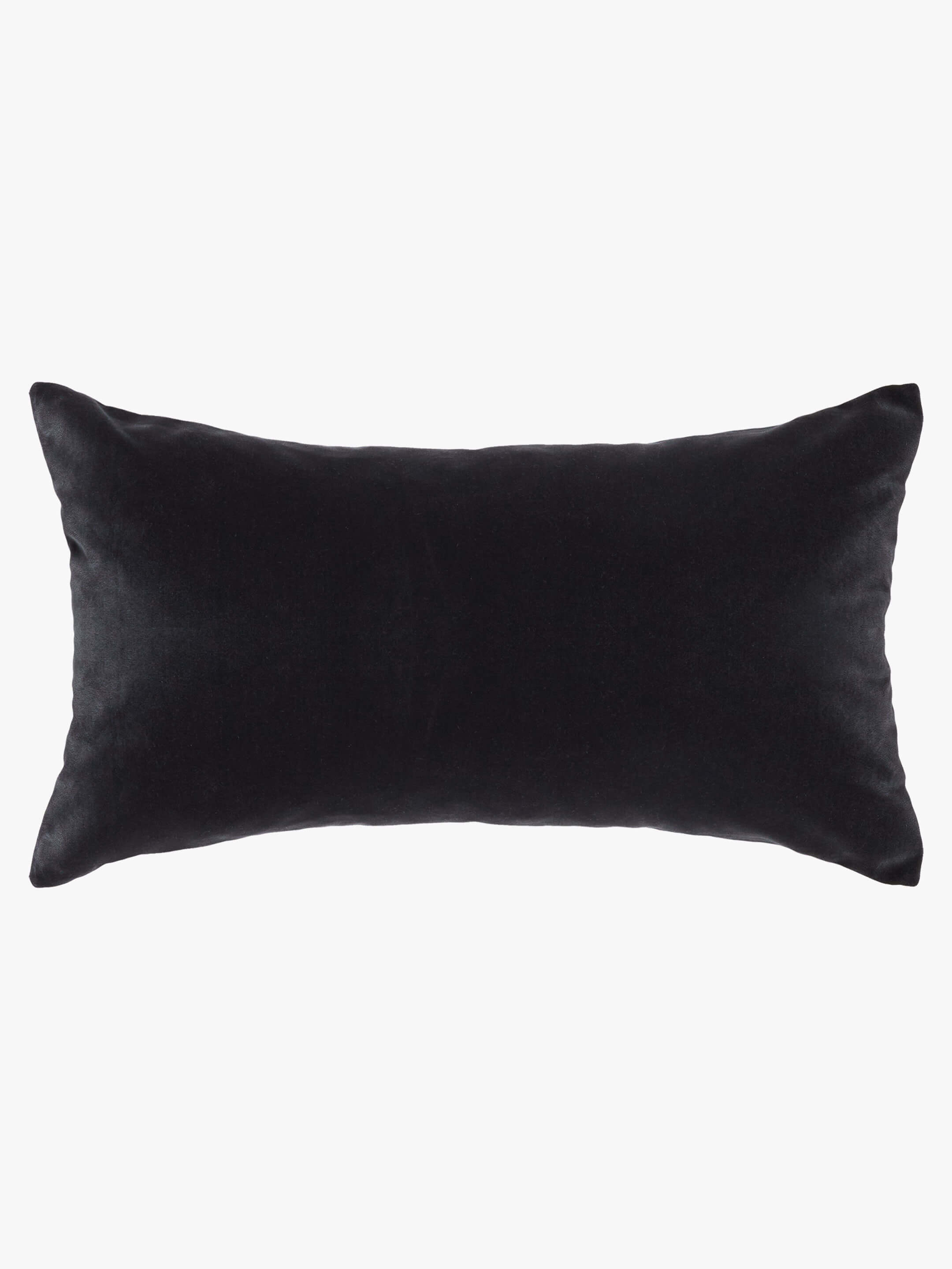 Etro Graphite Lumbar Velvet Cushion