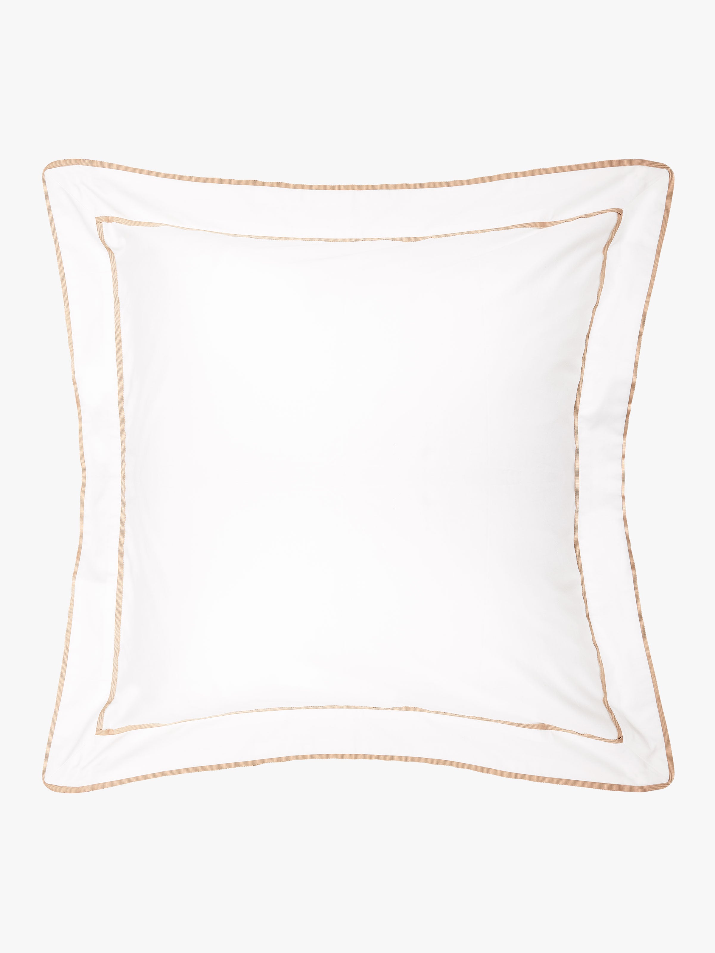 Grosgrain Caramel Egyptian Cotton Pillowcases