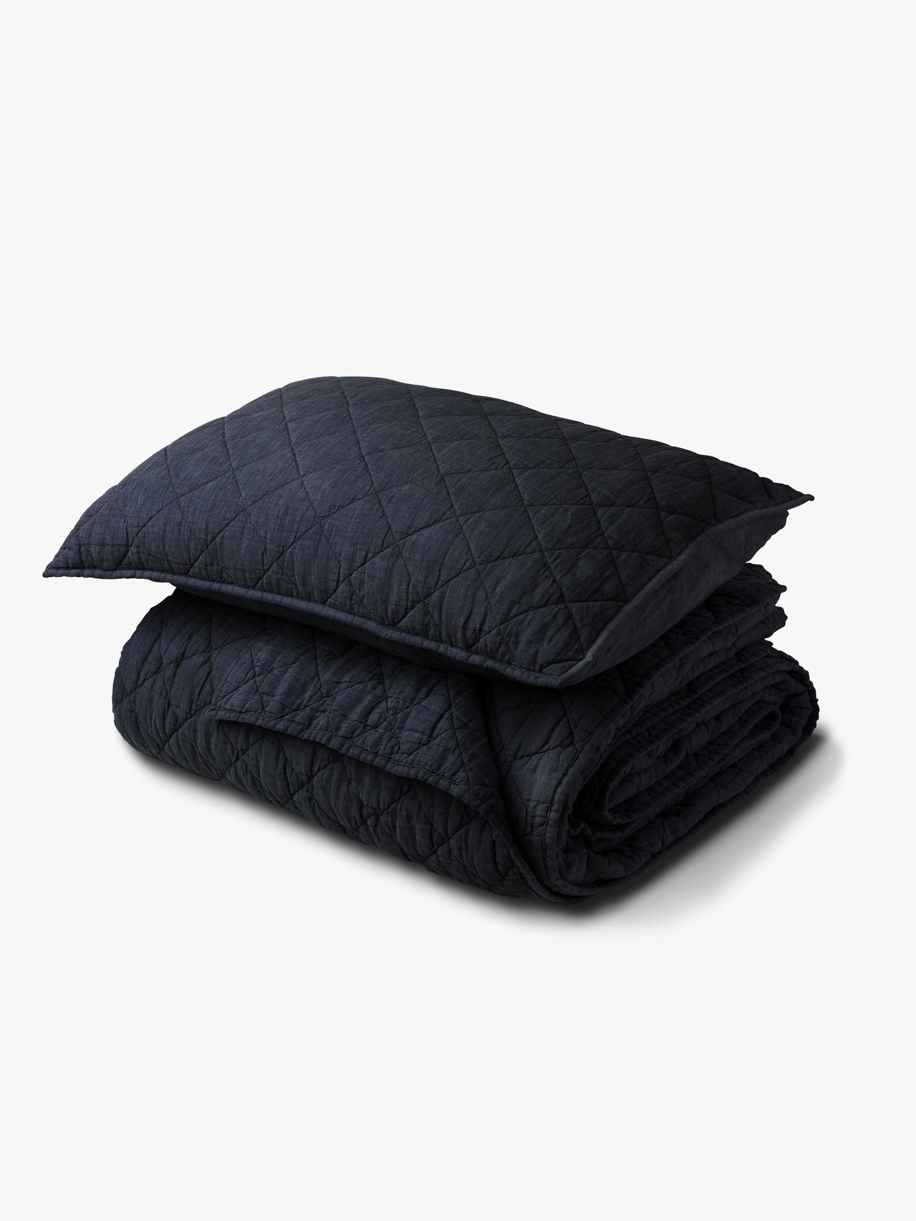 Soho Quilt - Navy Quilt AW18 Single/Double 