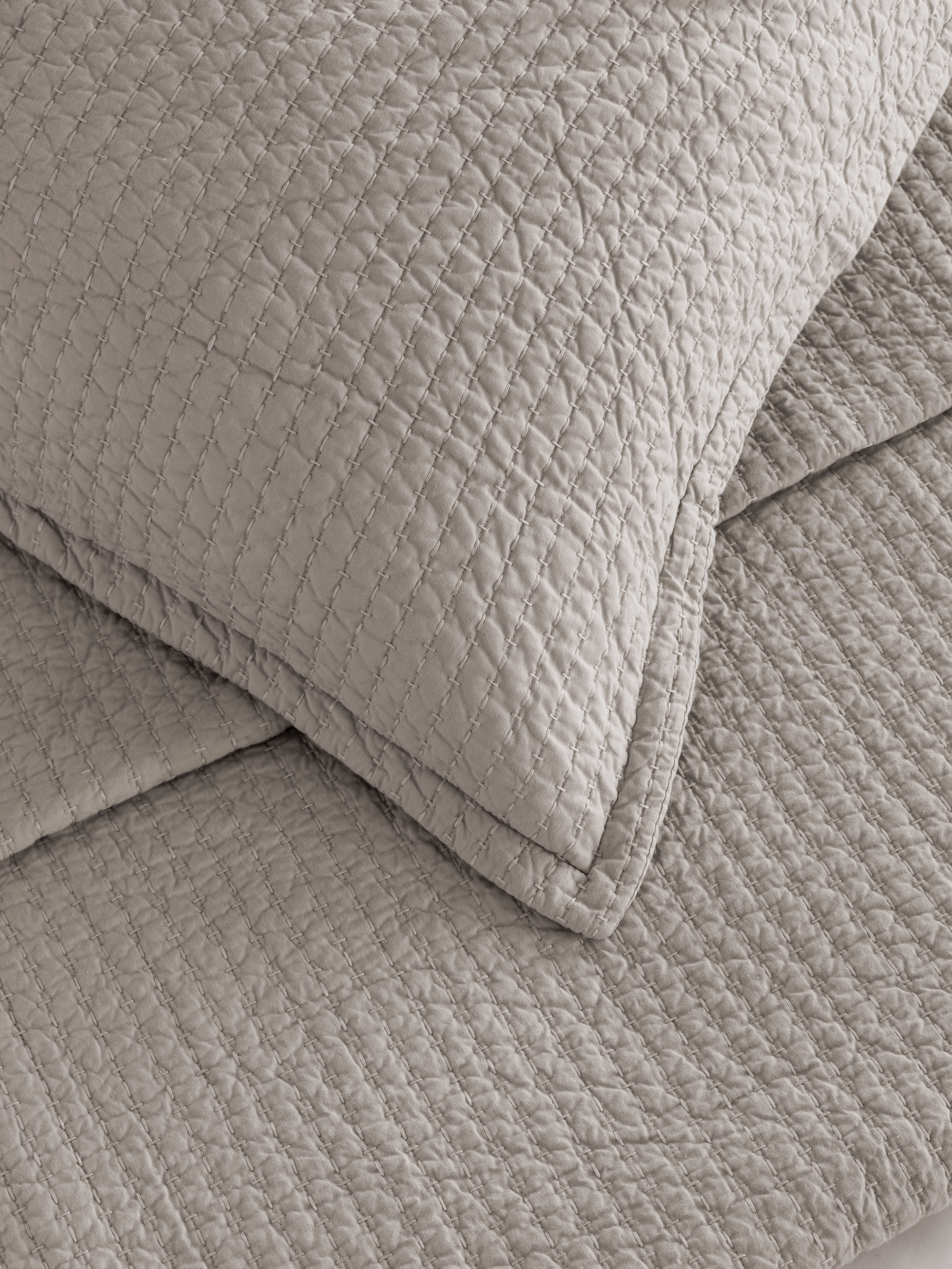 Aspen Flax Pure Cotton Quilted Pillowcases