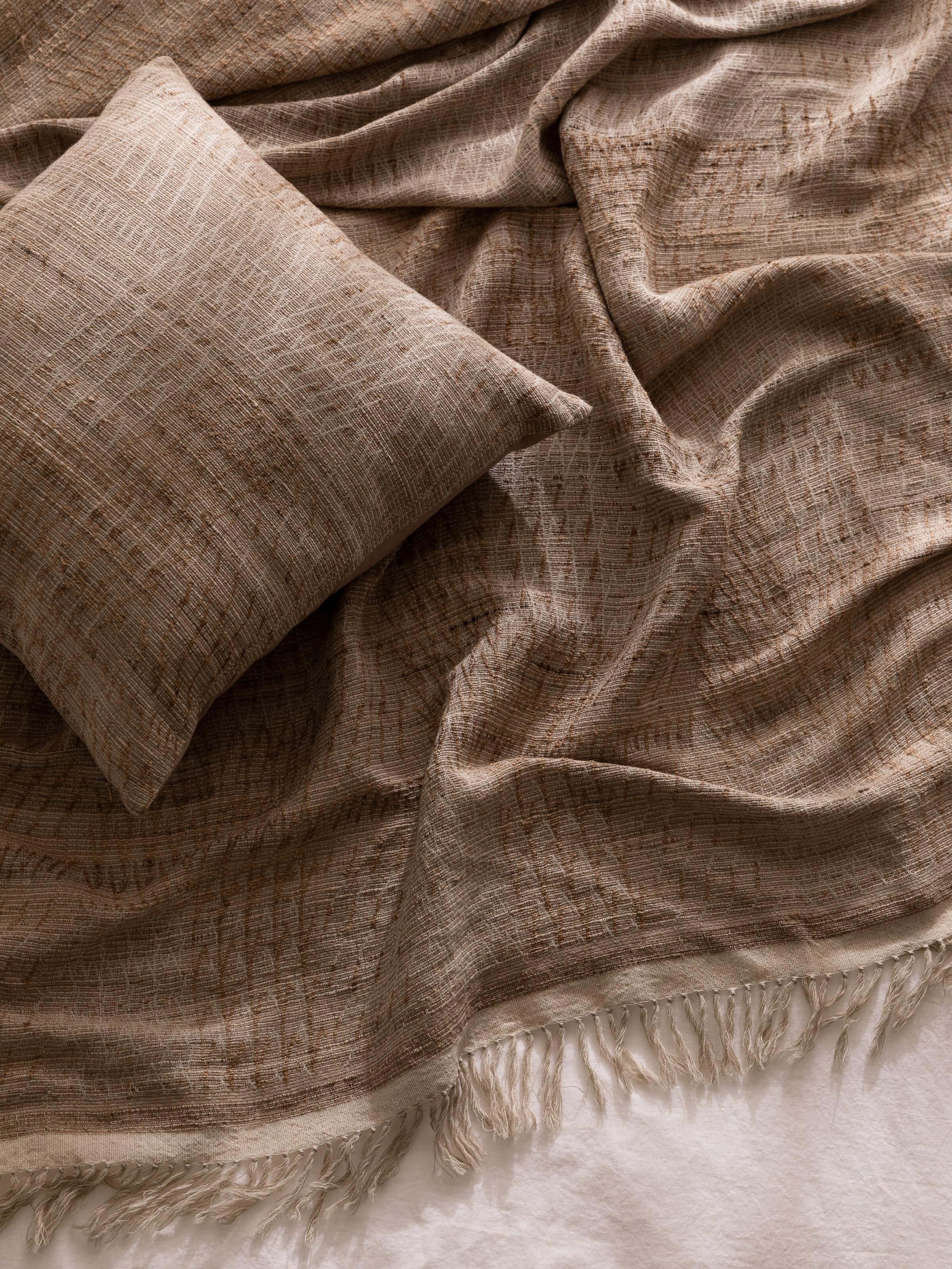 Everley Wool & Silk Cushion
