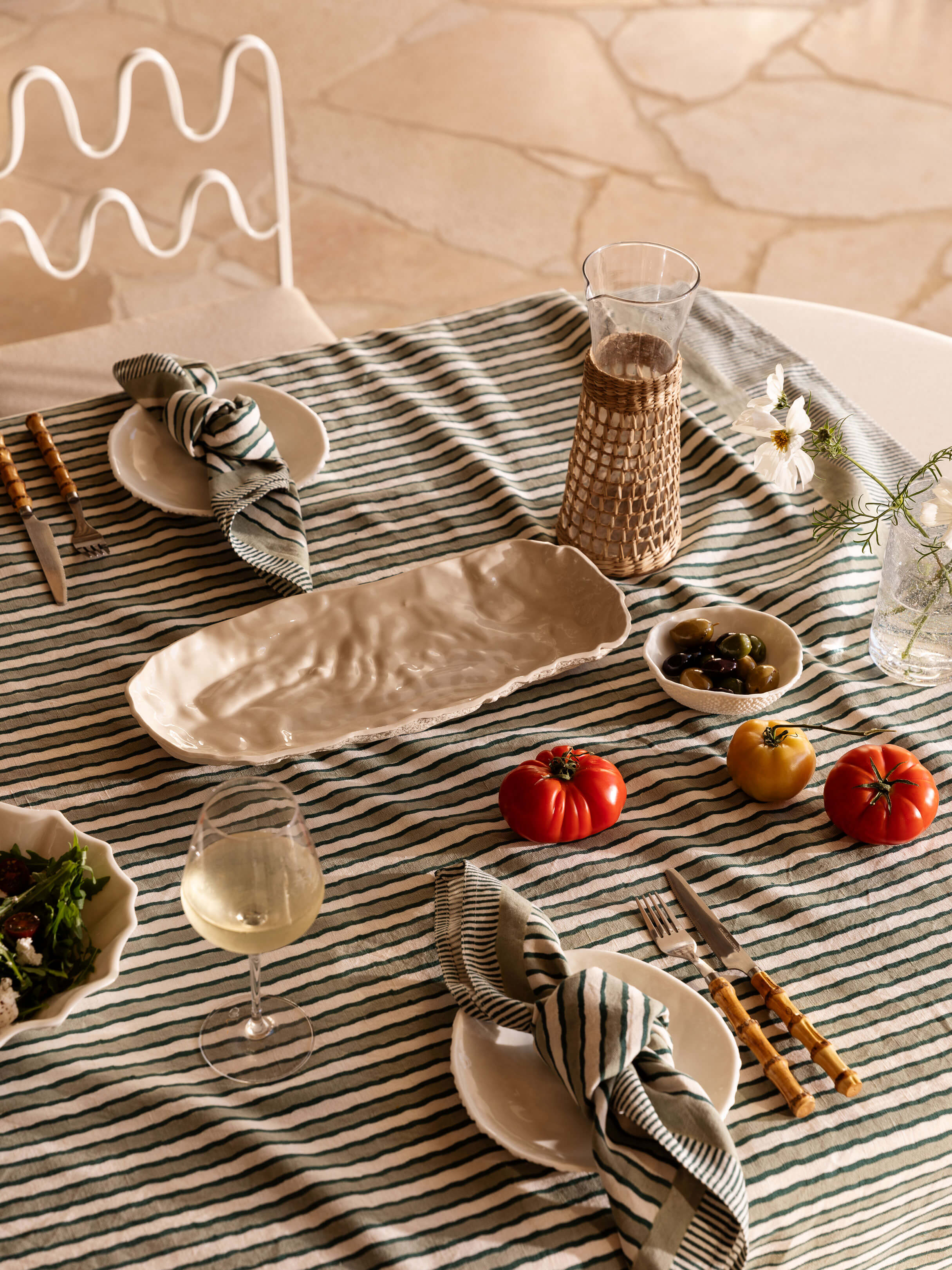 Algarve Aloe Table Cloth