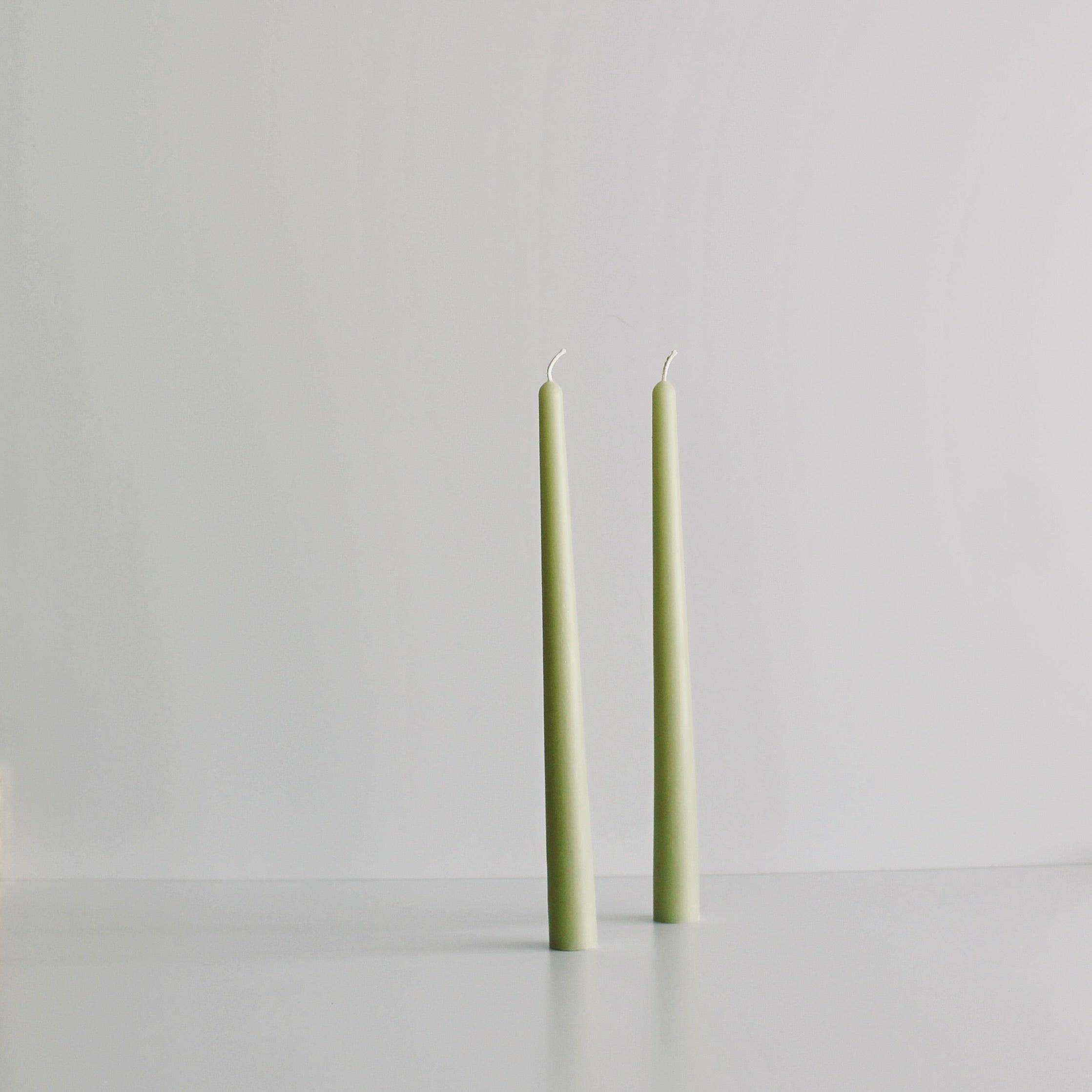 Tapered Candle Pair - Aloe