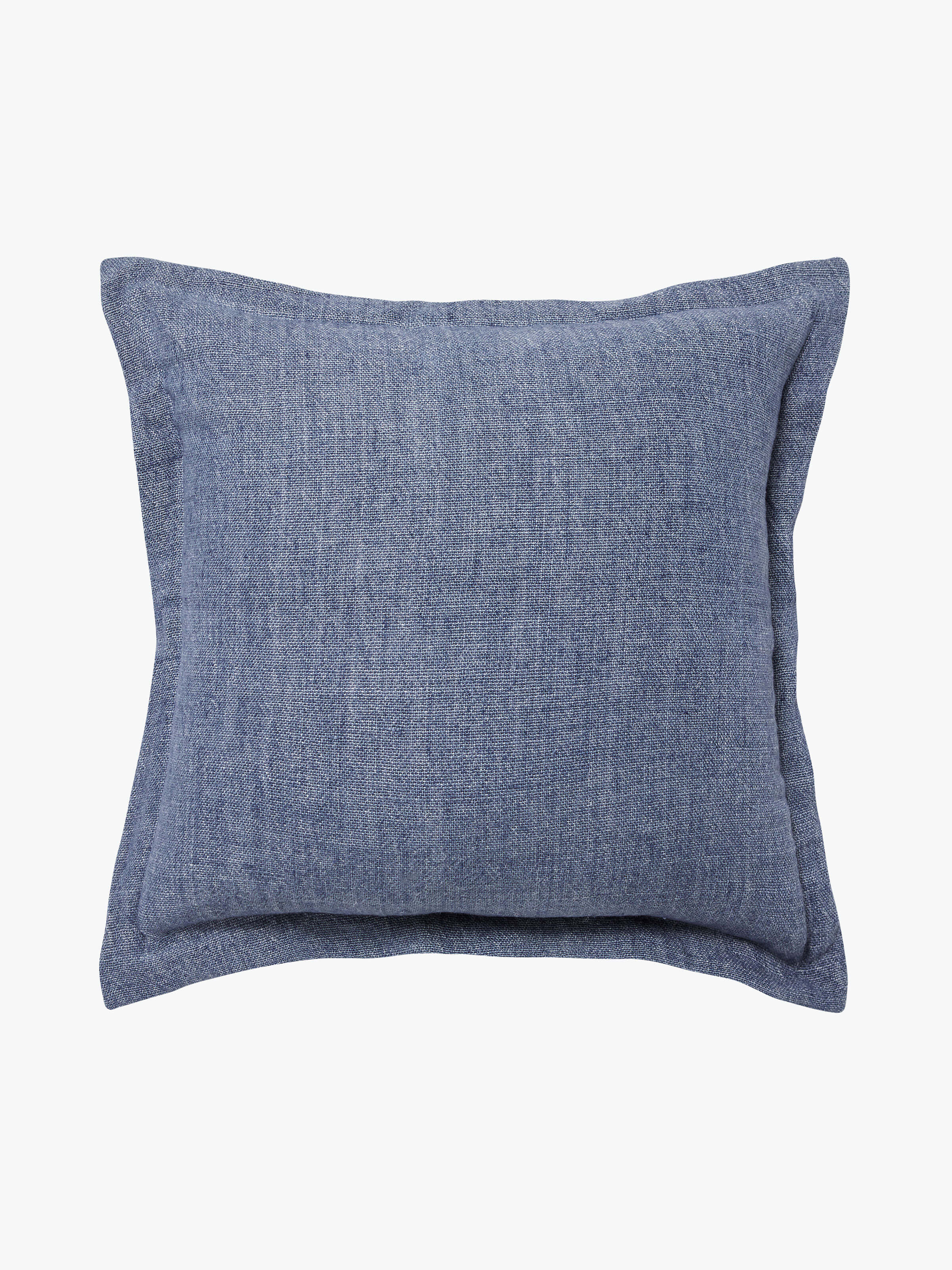 Burton Vintage Blue Tailored Heavy Linen Cushion