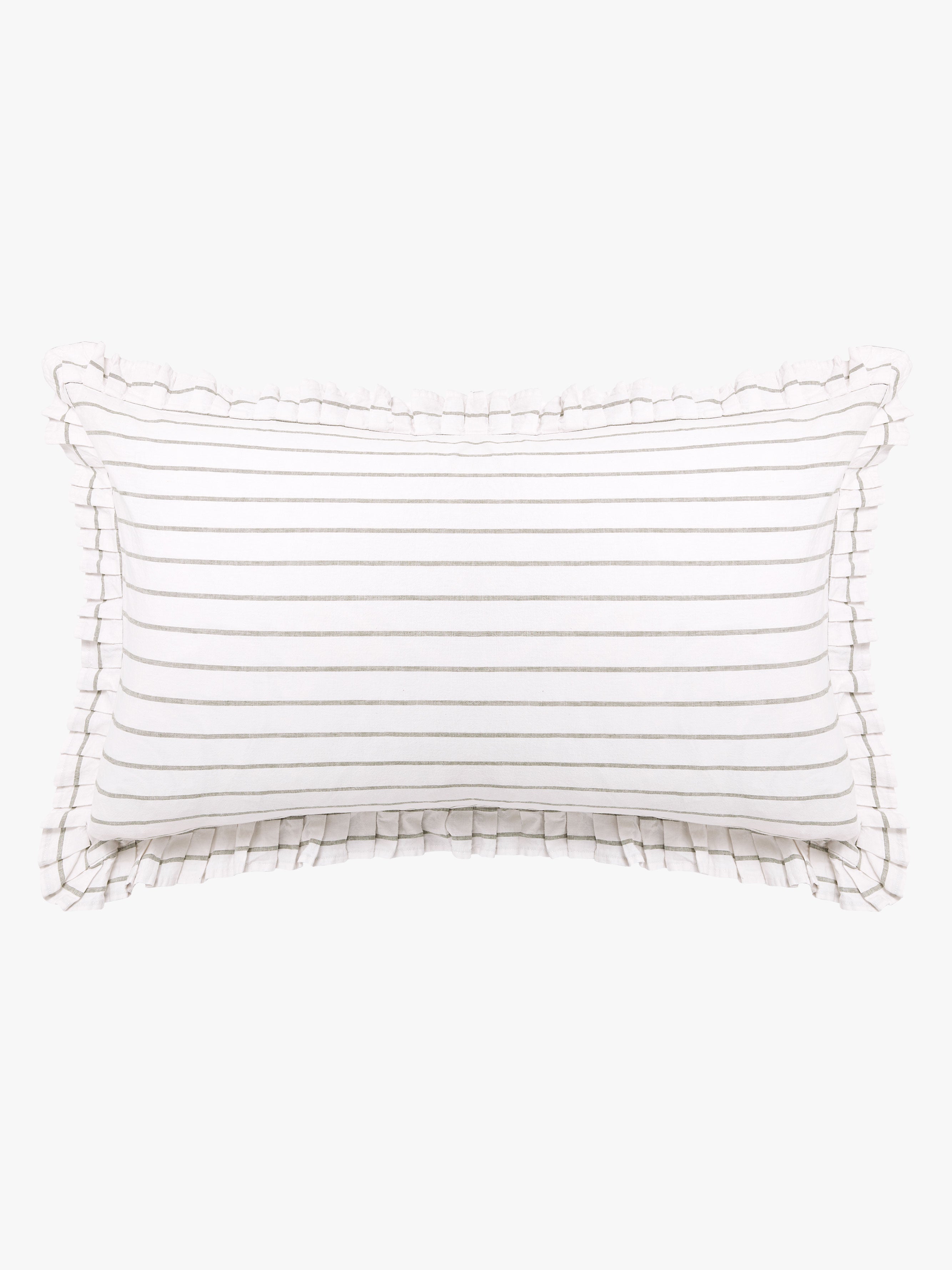 Loft Sage Linen & Cotton Pleated Pillowcases