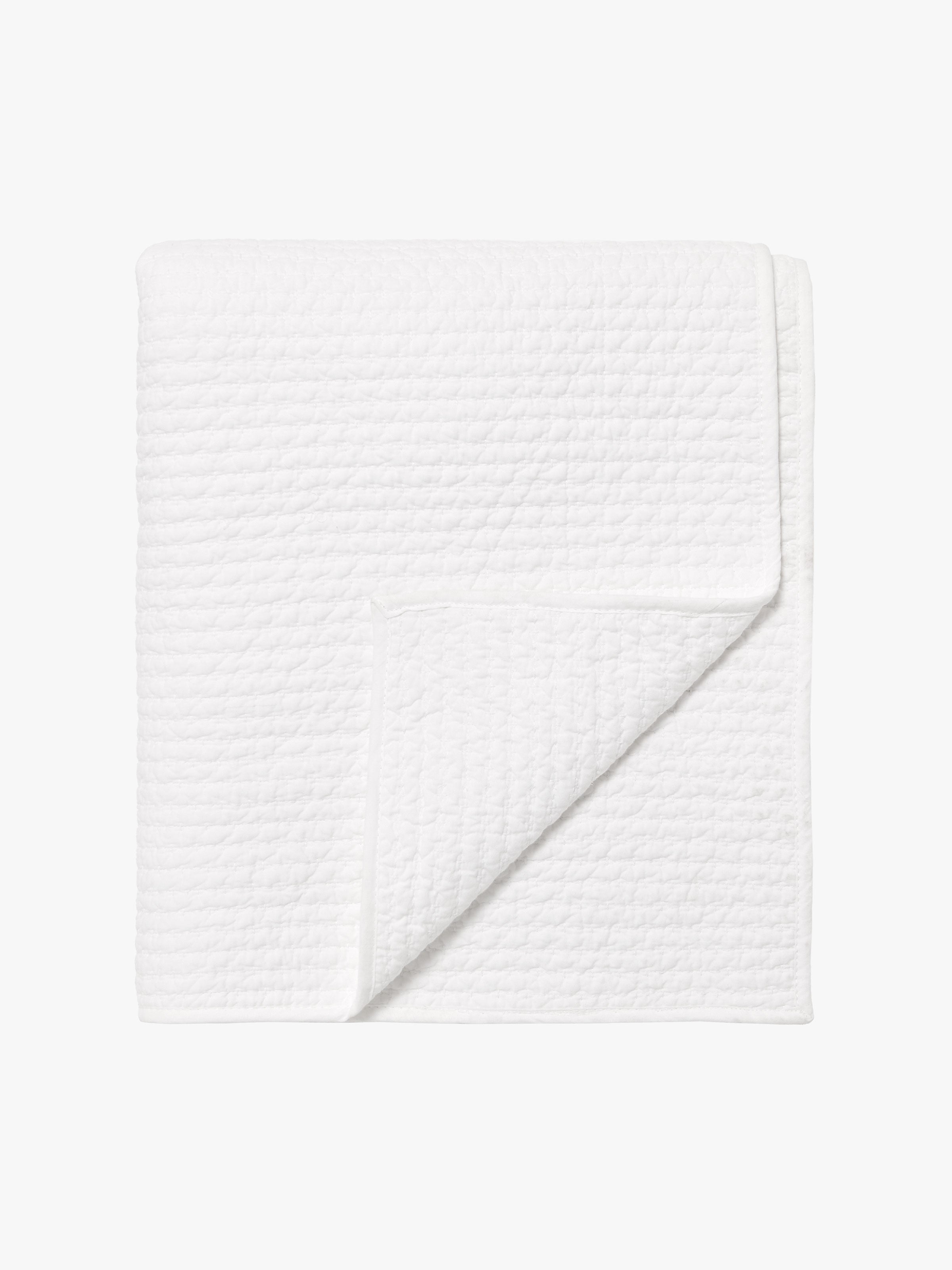 Aspen White Pure Cotton Quilt