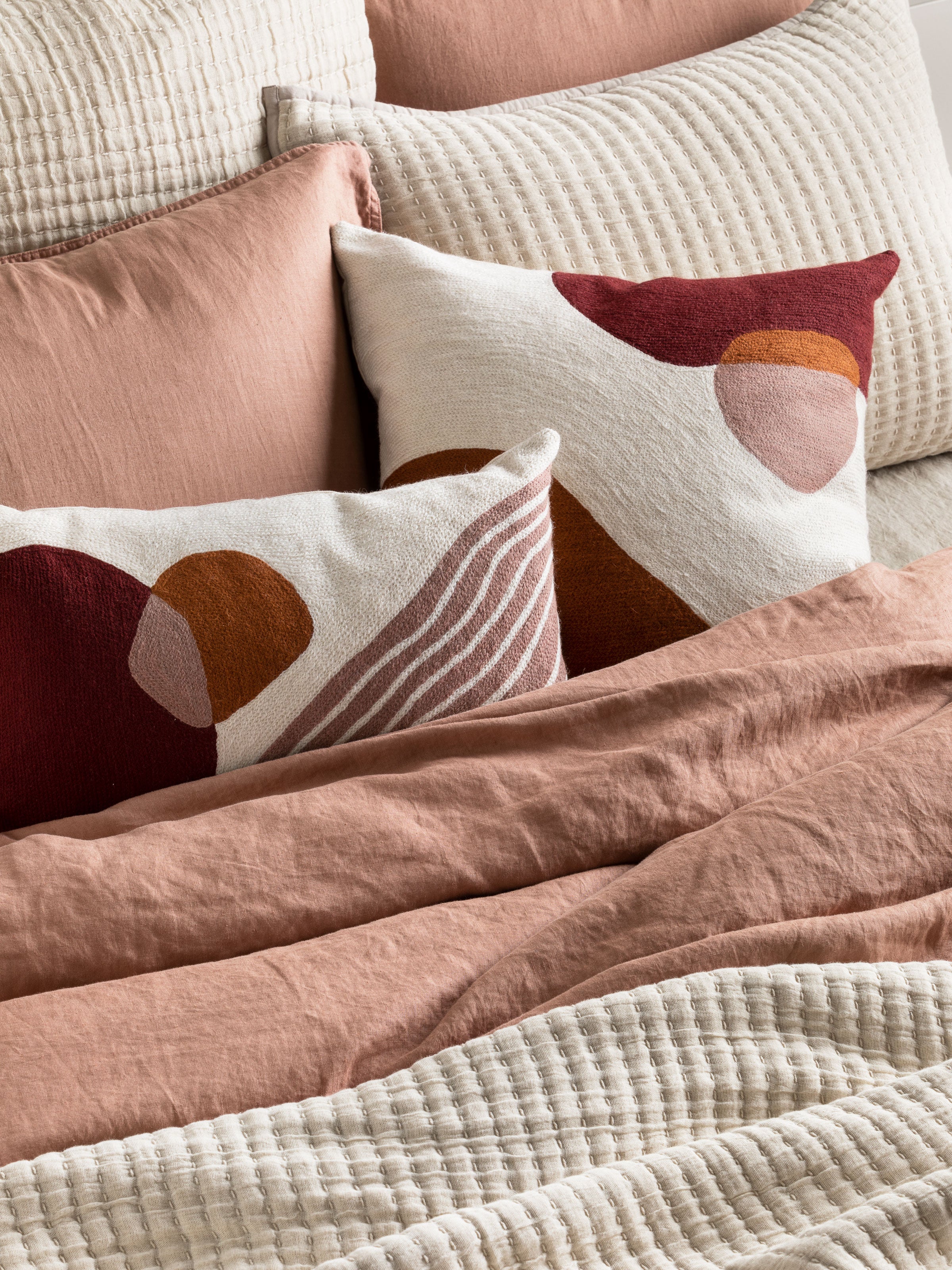 Mondo Clay Organic French Linen Pillowcases