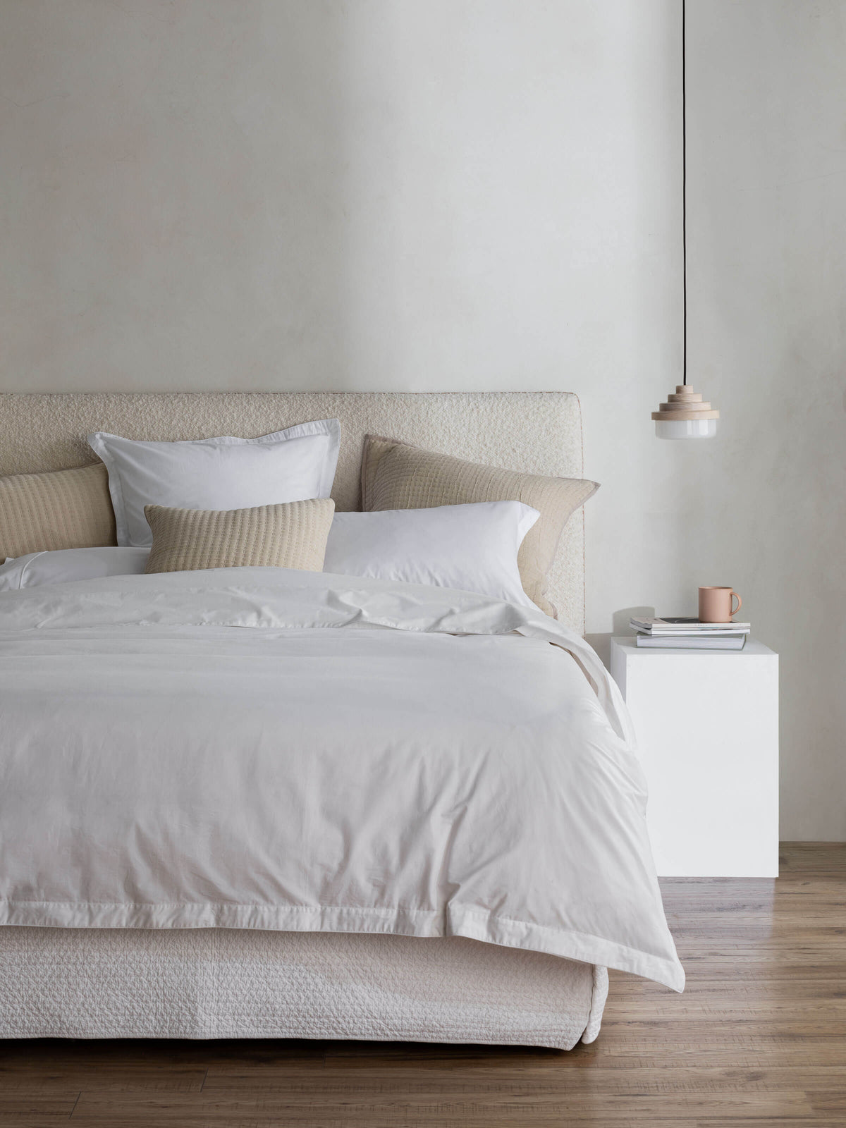 Studio Cotton Duvet Cover| White