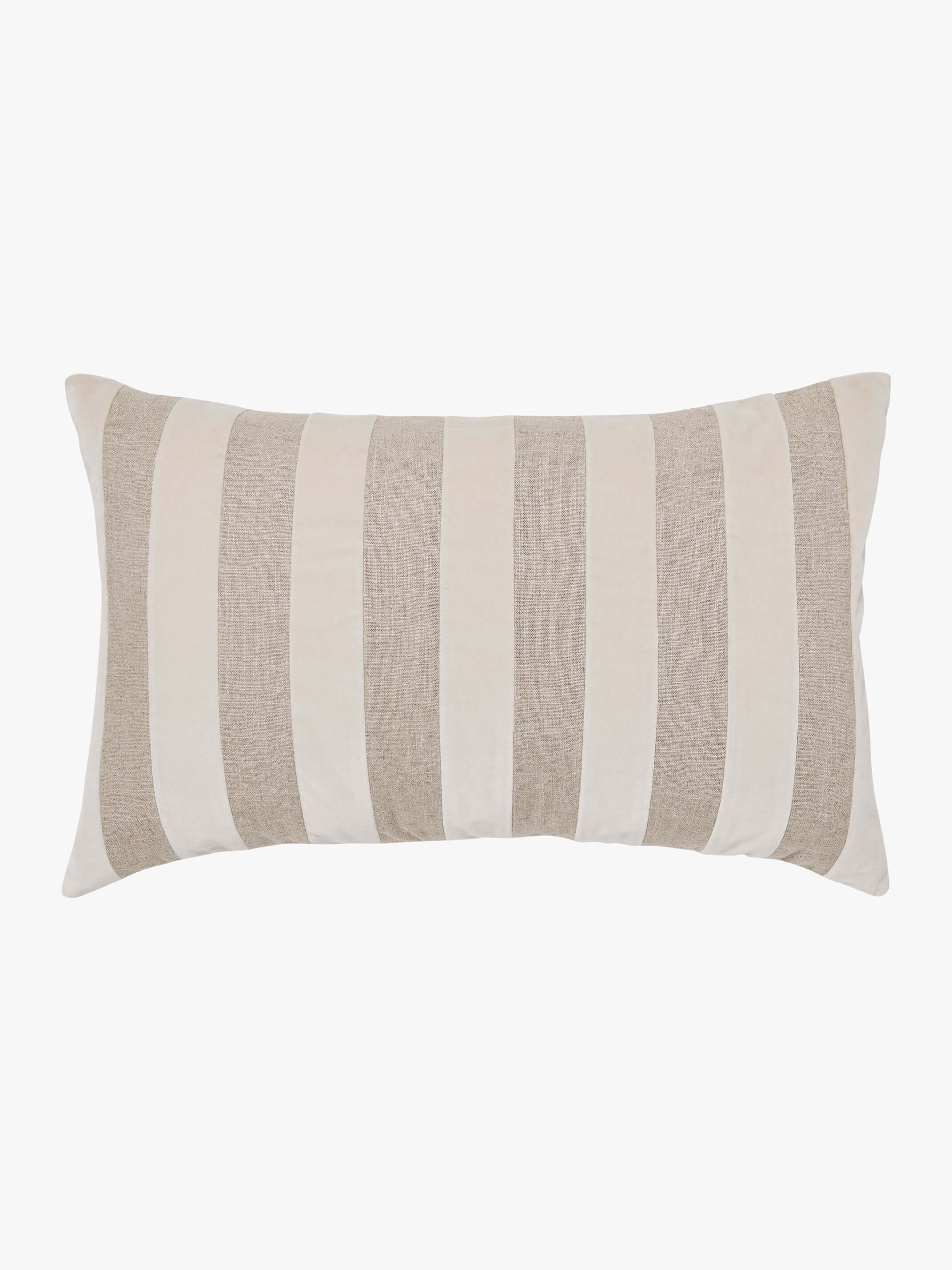 Etro Almond Stripe Velvet Cushion