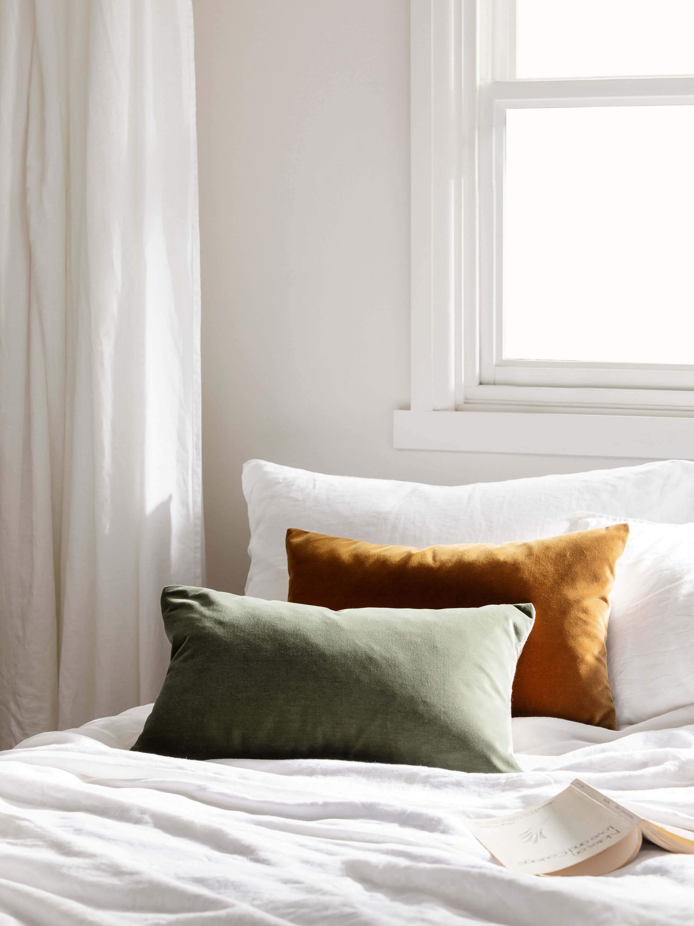 Mondo 100% French Linen Pillowcases - White Pillowcase L&M Home 