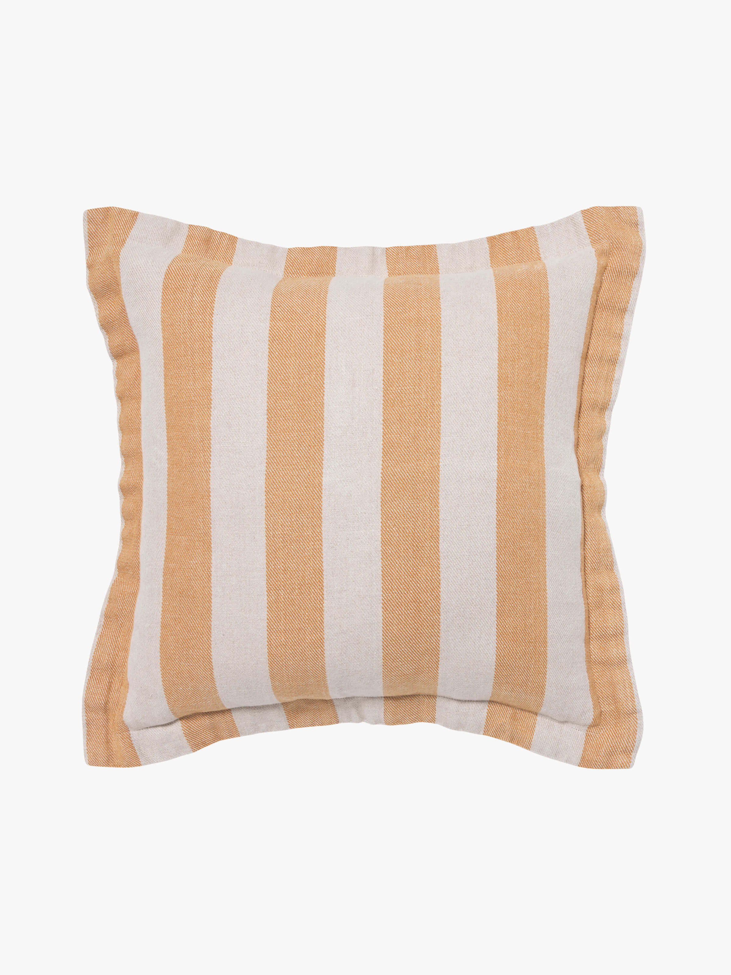 Voyage Tangerine French Linen Cushion