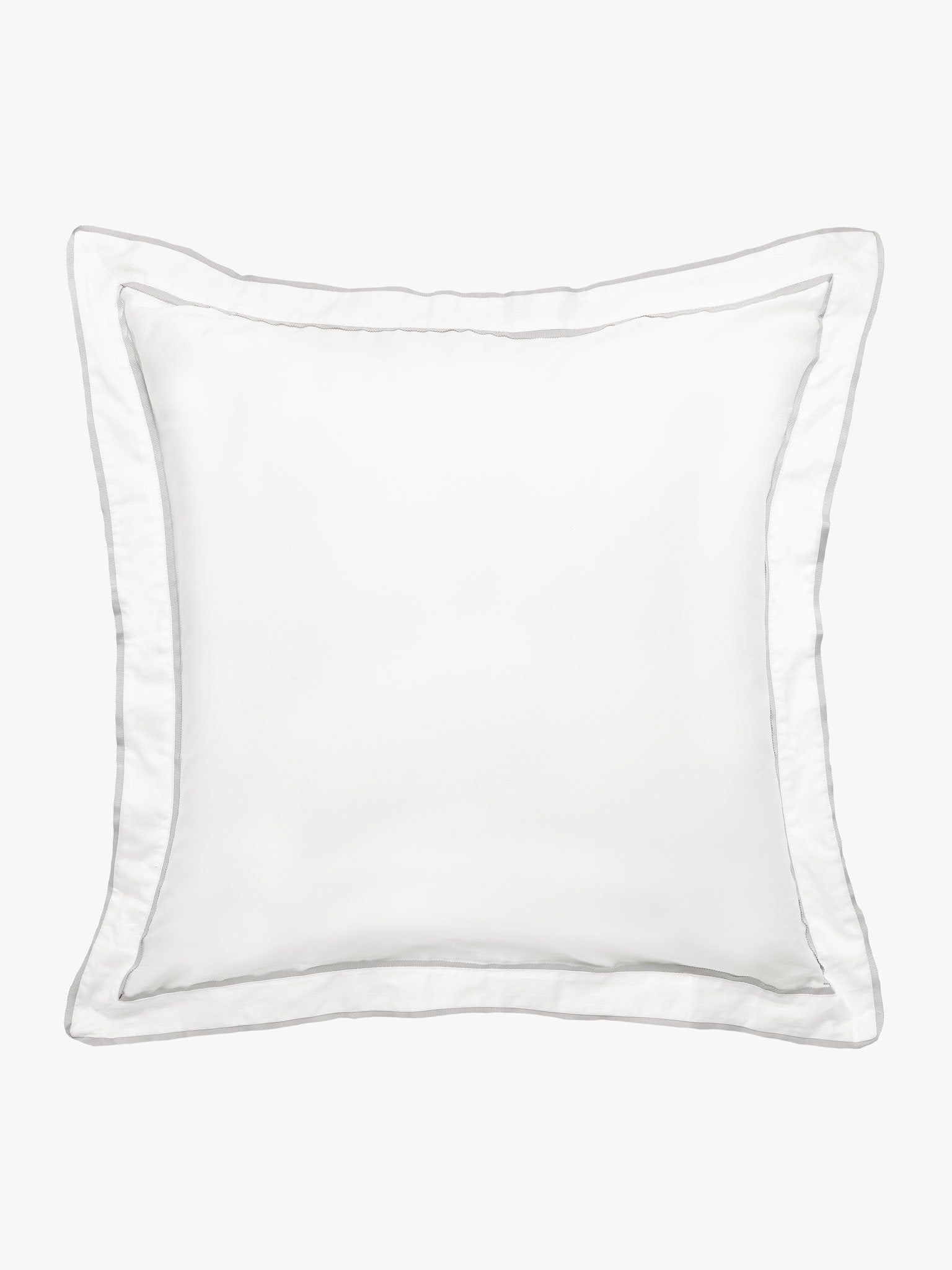 Grosgrain Silver Pillowcase Pillowcase L&M Home European 